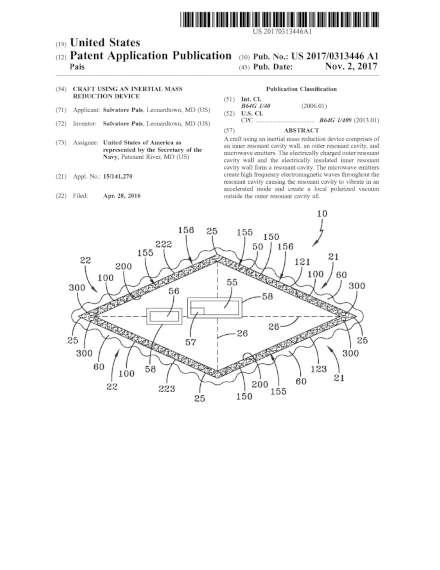 Craft Using an Inertial Mass Reduction Device