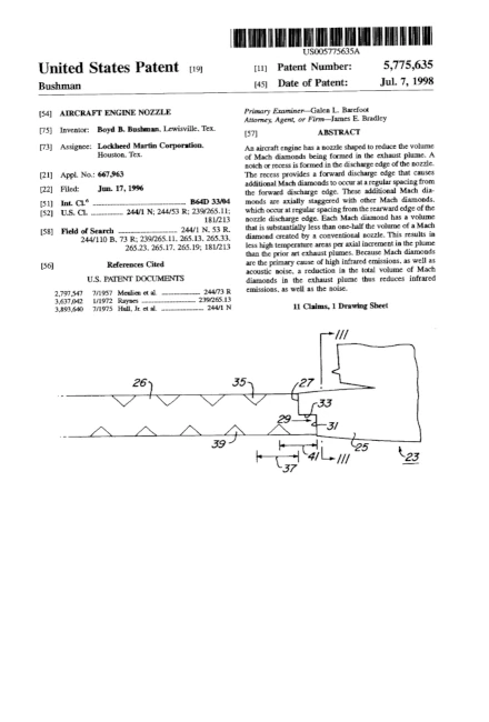 Aircraft Engine Nozzle