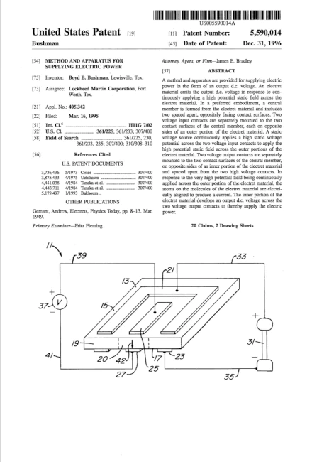 Method and Apparatus for Supplying Electric Power