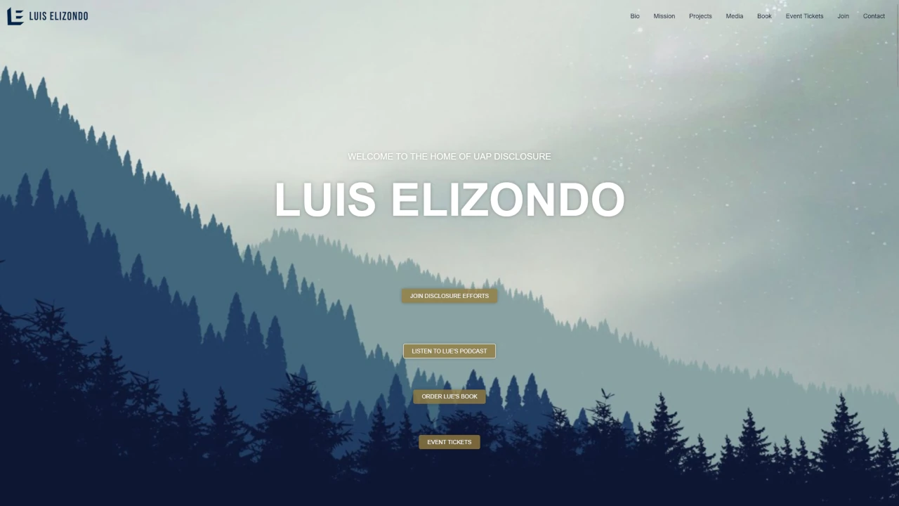 Luis Elizondo's Website