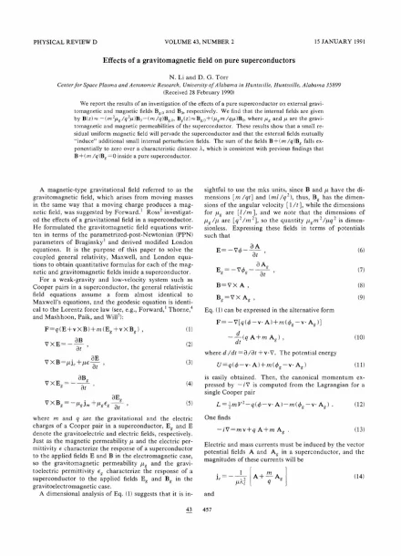 Effects of a Gravitomagnetic Field on Pure Superconductors