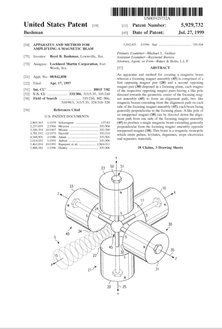 Apparatus and Method for Amplifying a Magnetic Beam